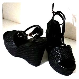 Black Platforms (size 6.5)